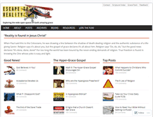 Tablet Screenshot of escapetoreality.org